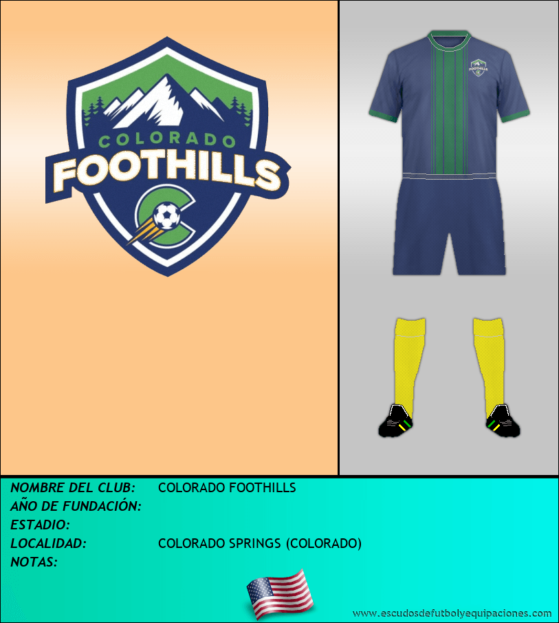 Escudo de COLORADO FOOTHILLS
