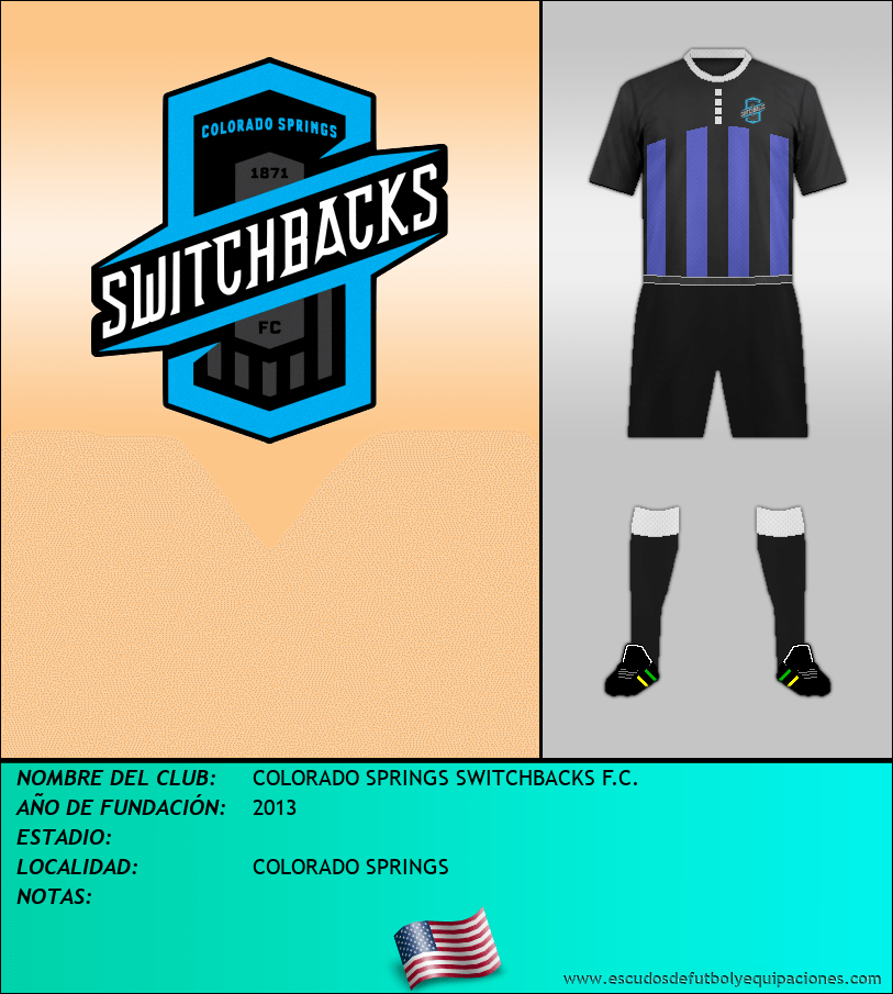 Escudo de COLORADO SPRINGS SWITCHBACKS F.C.