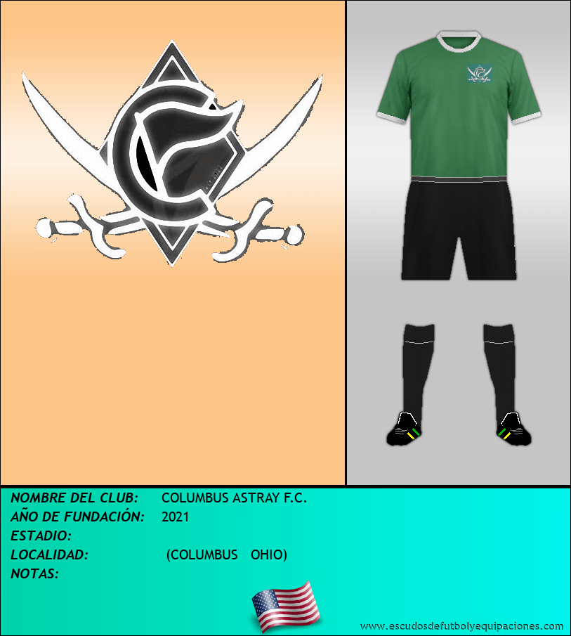 Escudo de COLUMBUS ASTRAY F.C.
