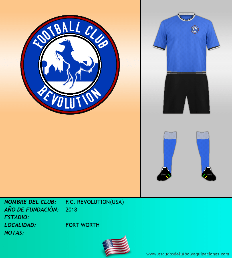 Escudo de F.C. REVOLUTION(USA)