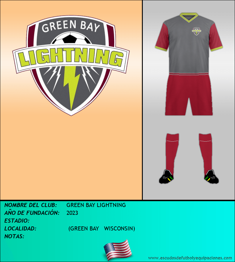 Escudo de GREEN BAY LIGHTNING