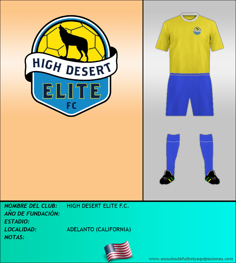 Escudo de HIGH DESERT ELITE F.C.