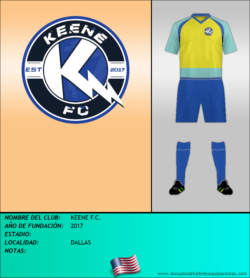 Escudo de KEENE F.C.