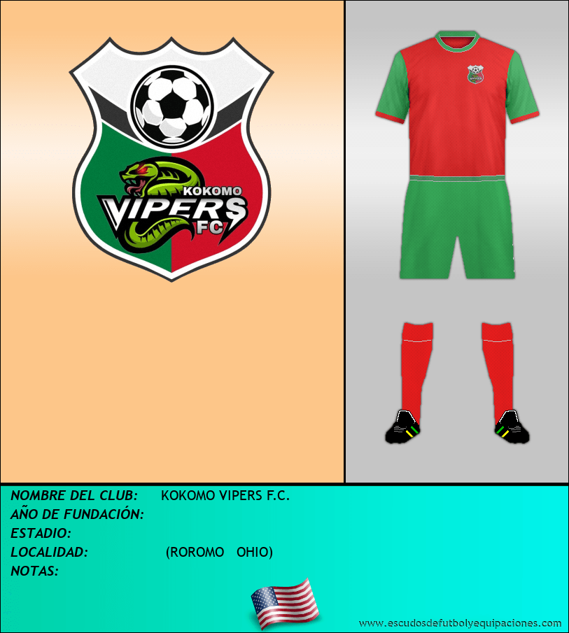 Escudo de KOKOMO VIPERS F.C.