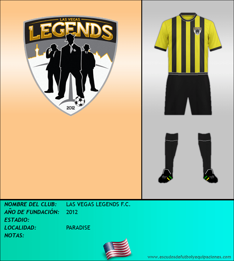 Escudo de LAS VEGAS LEGENDS F.C.