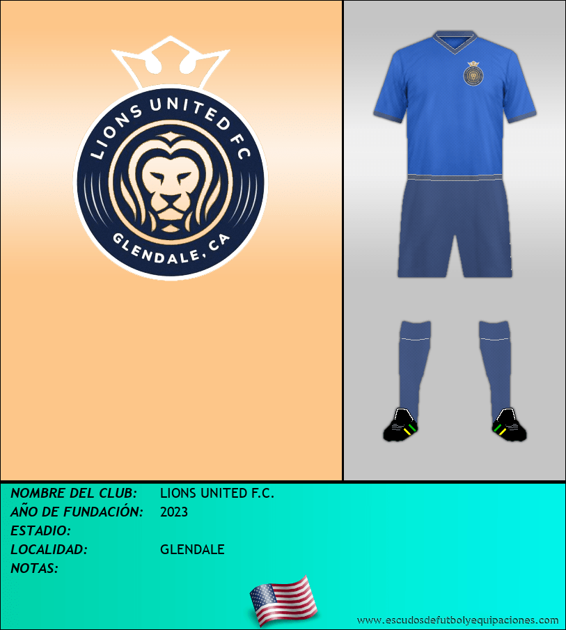 Escudo de LIONS UNITED F.C.