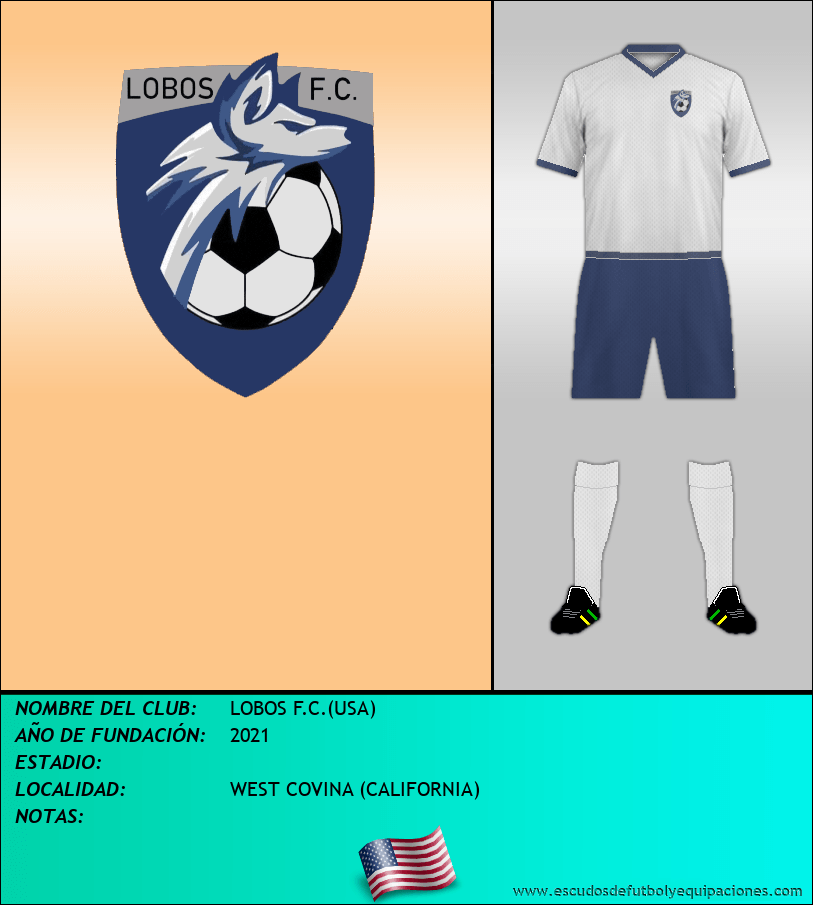 Escudo de LOBOS F.C.(USA)