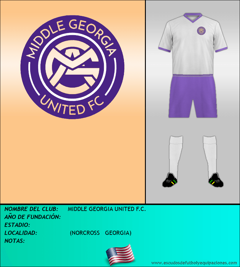 Escudo de MIDDLE GEORGIA UNITED F.C.