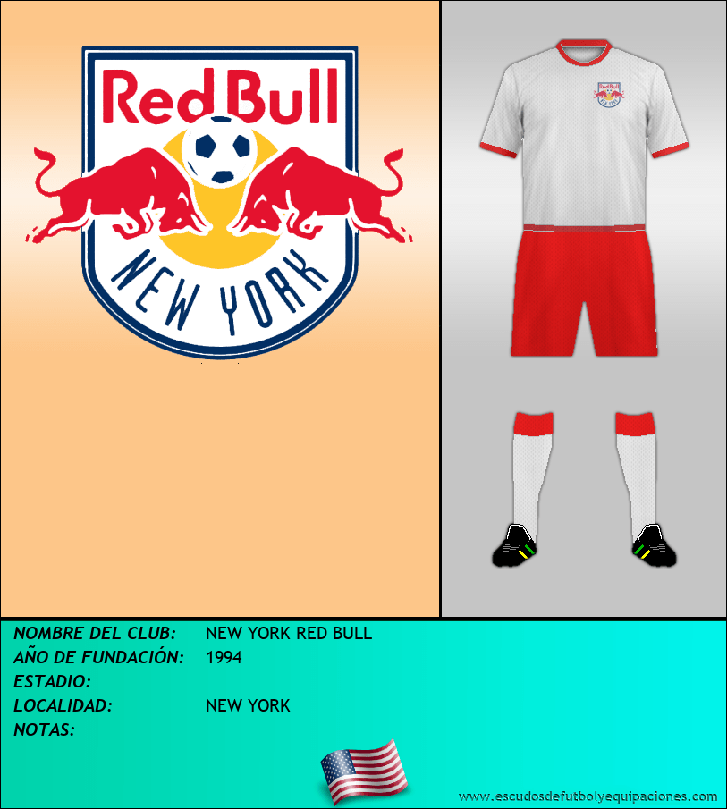 Escudo de NEW YORK RED BULL