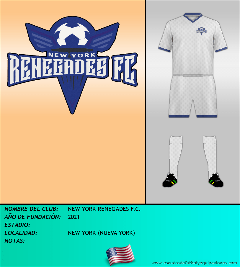 Escudo de NEW YORK RENEGADES F.C.
