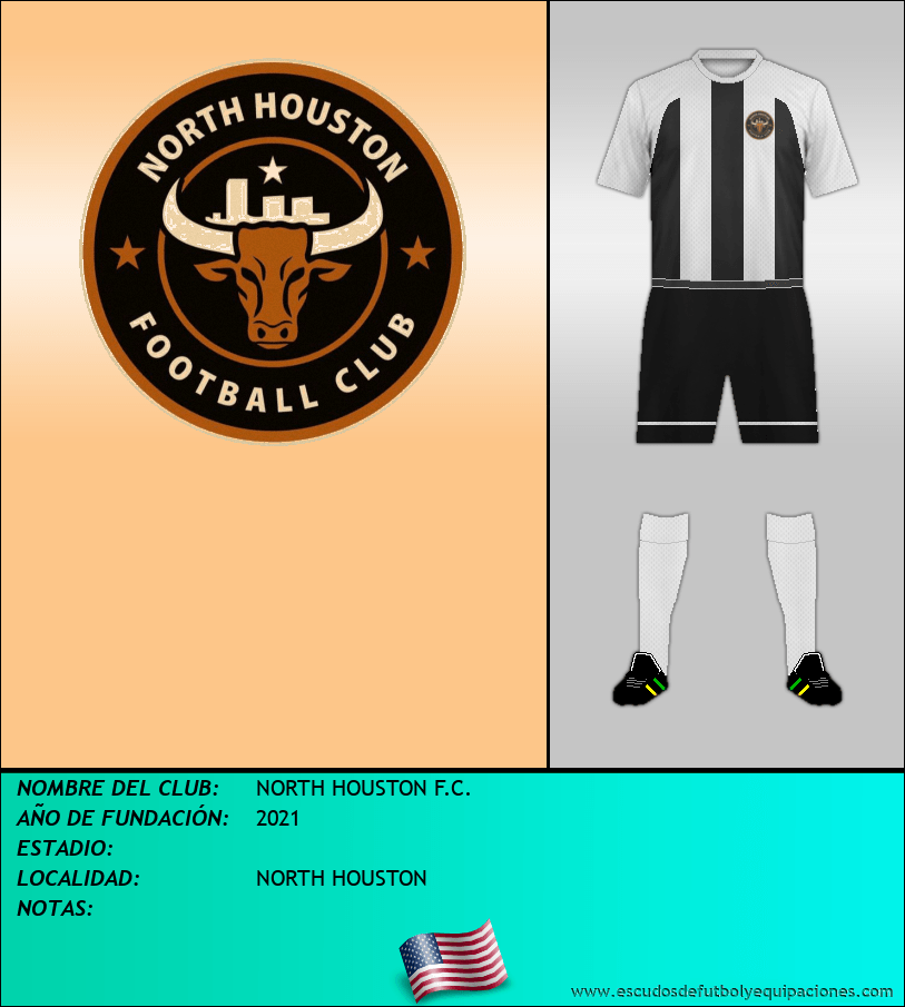 Escudo de NORTH HOUSTON F.C.