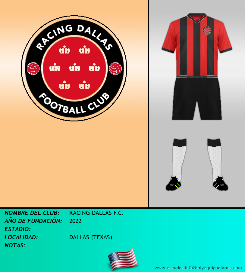 Escudo de RACING DALLAS F.C.