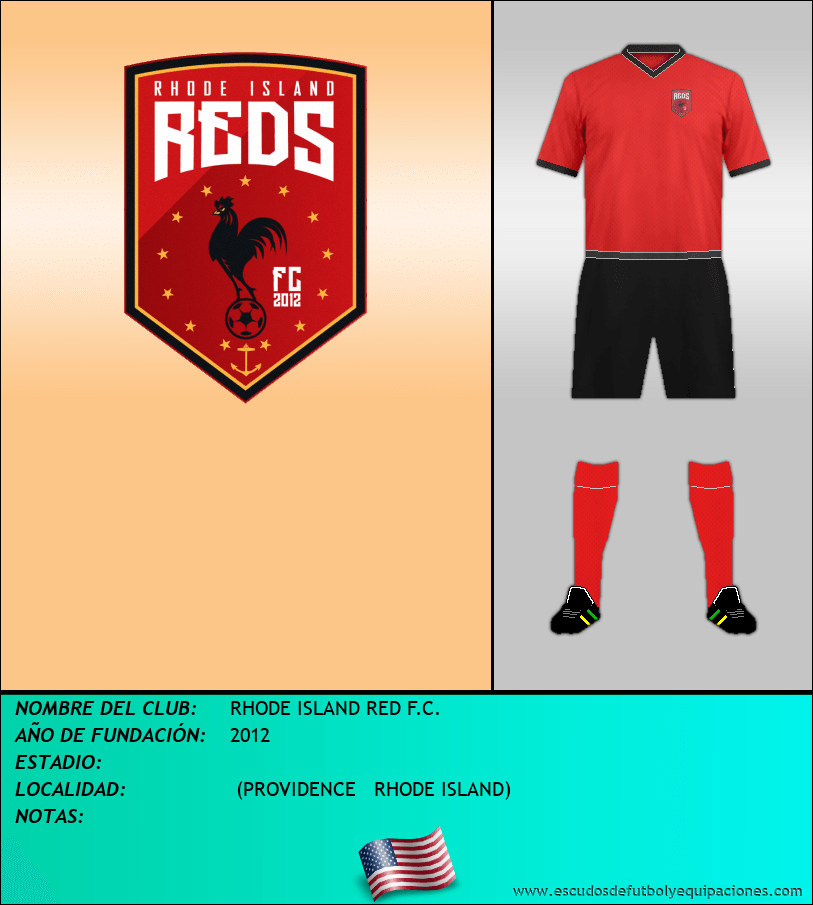 Escudo de RHODE ISLAND RED F.C.