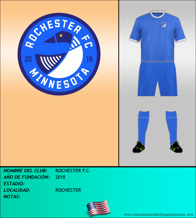 Escudo de ROCHESTER F.C.