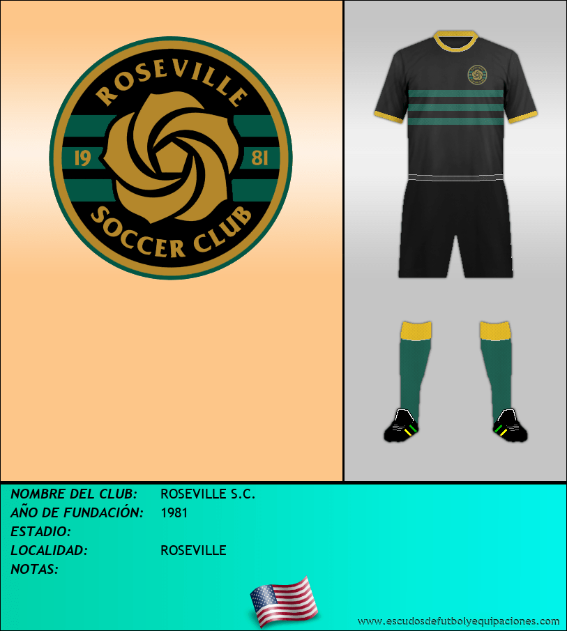 Escudo de ROSEVILLE S.C.