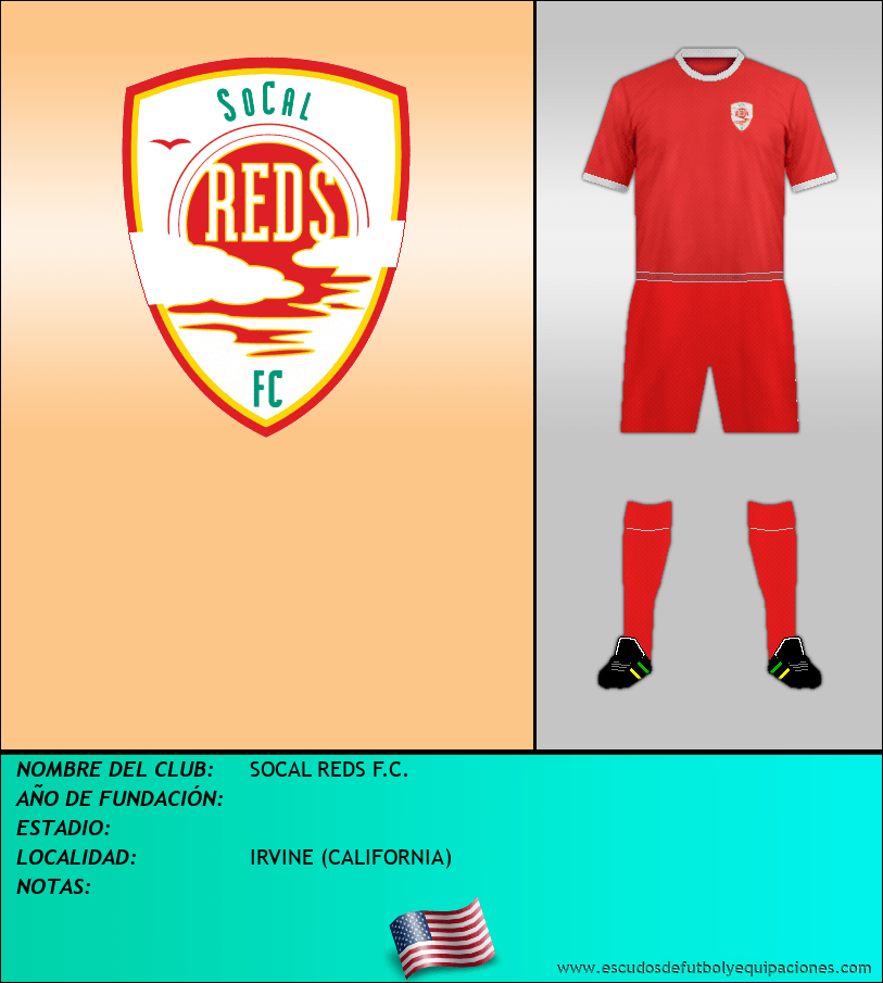 Escudo de SOCAL REDS F.C.