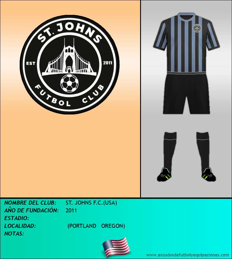 Escudo de ST. JOHNS F.C.(USA)