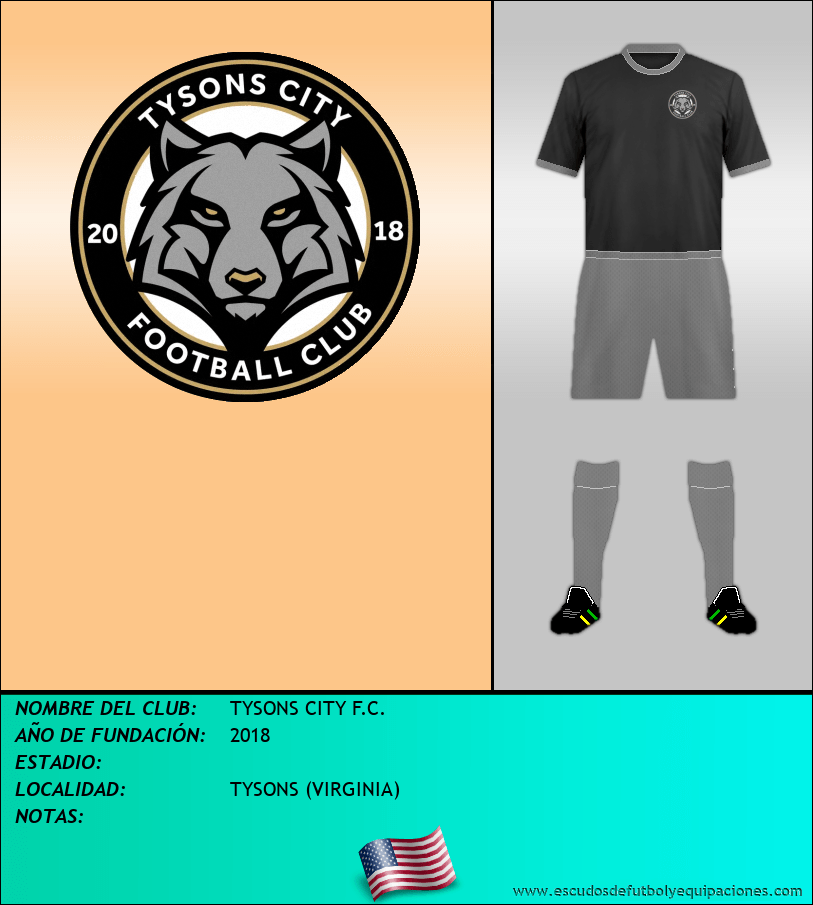 Escudo de TYSONS CITY F.C.