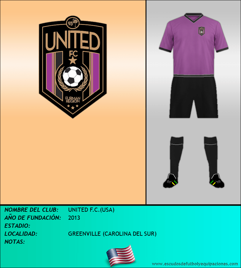 Escudo de UNITED F.C.(USA)
