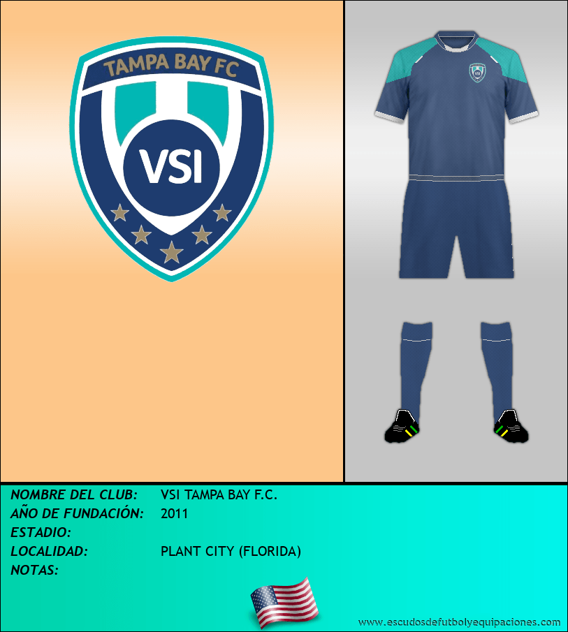 Escudo de VSI TAMPA BAY F.C.