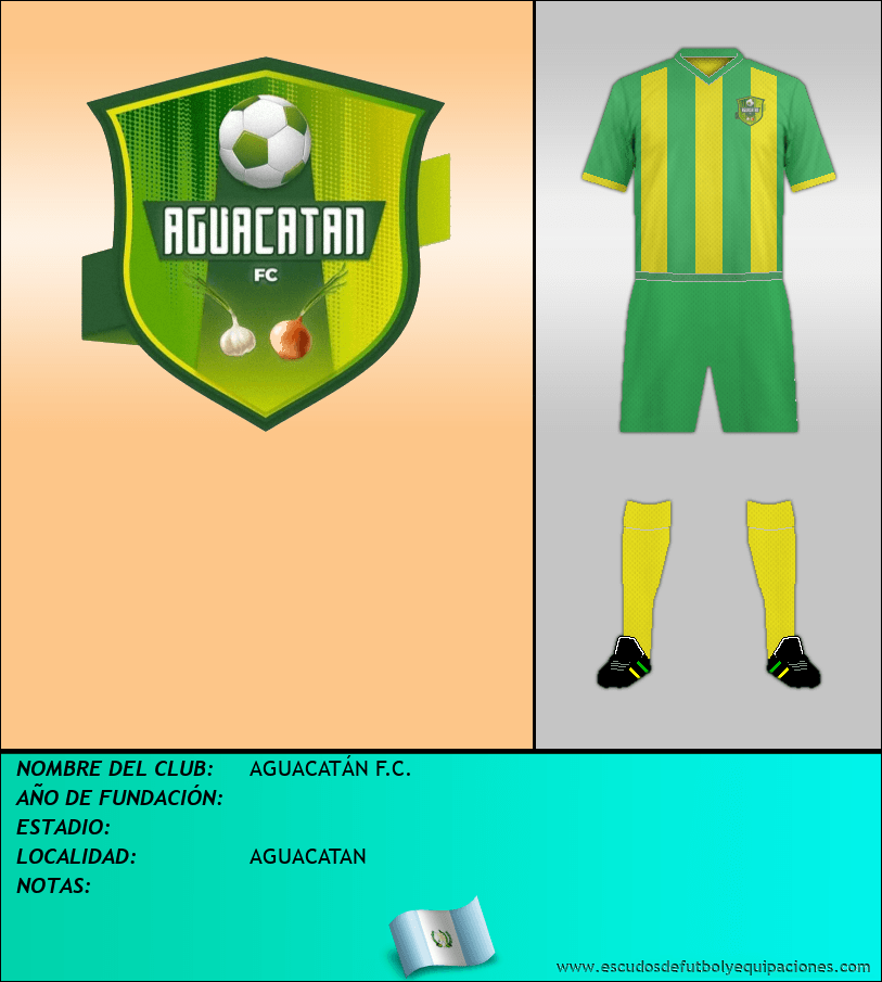 Escudo de AGUACATÁN F.C.