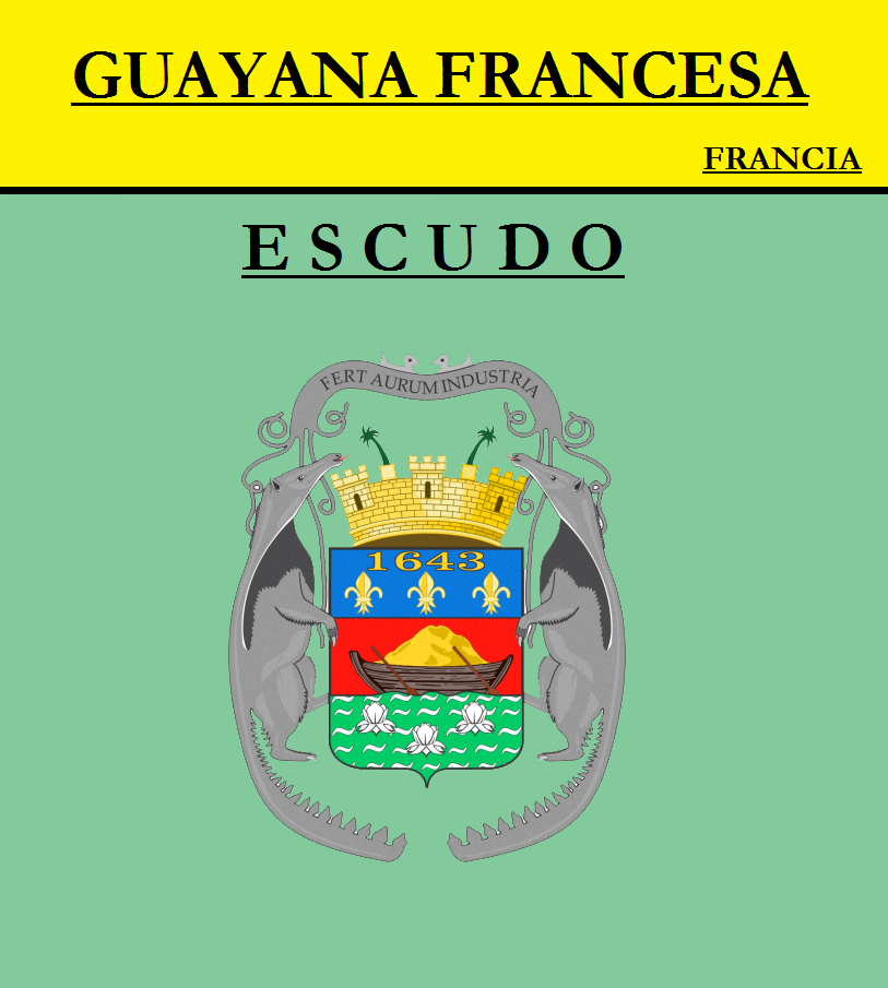 Escudo de ESCUDO DE GUAYANA FRANCESA