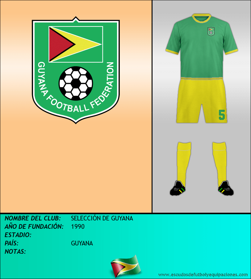 Escudo de SELECCIÓN DE GUYANA