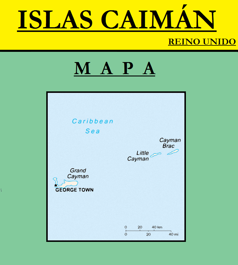 Escudo de MAPA DE ISLAS CAIMÁN