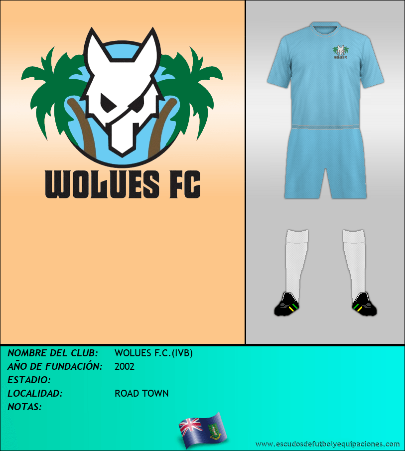 Escudo de WOLUES F.C.(IVB)