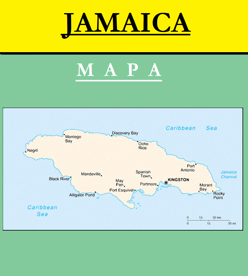 Escudo de MAPA DE JAMAICA