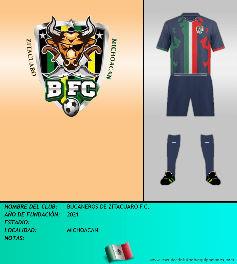 Escudo de BUCANEROS DE ZITACUARO F.C.