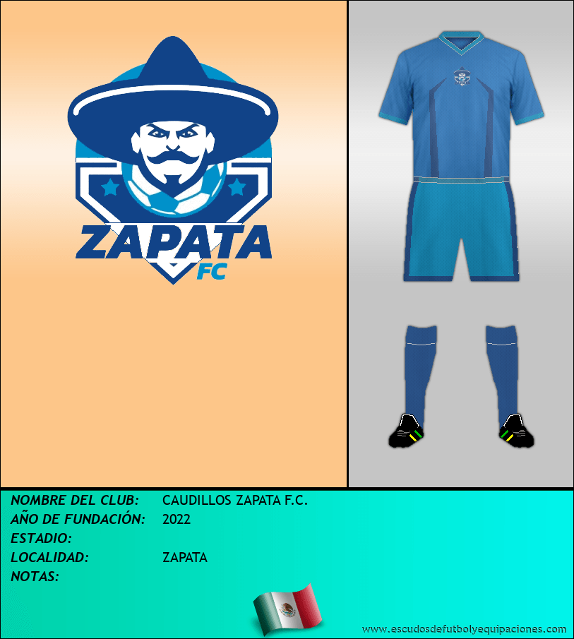 Escudo de CAUDILLOS ZAPATA F.C.