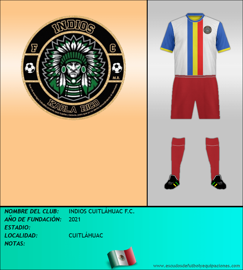 Escudo de INDIOS CUITLÁHUAC F.C.