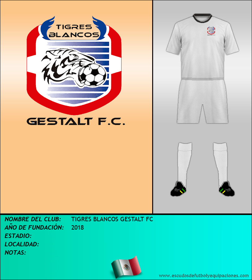 Escudo de TIGRES BLANCOS GESTALT FC