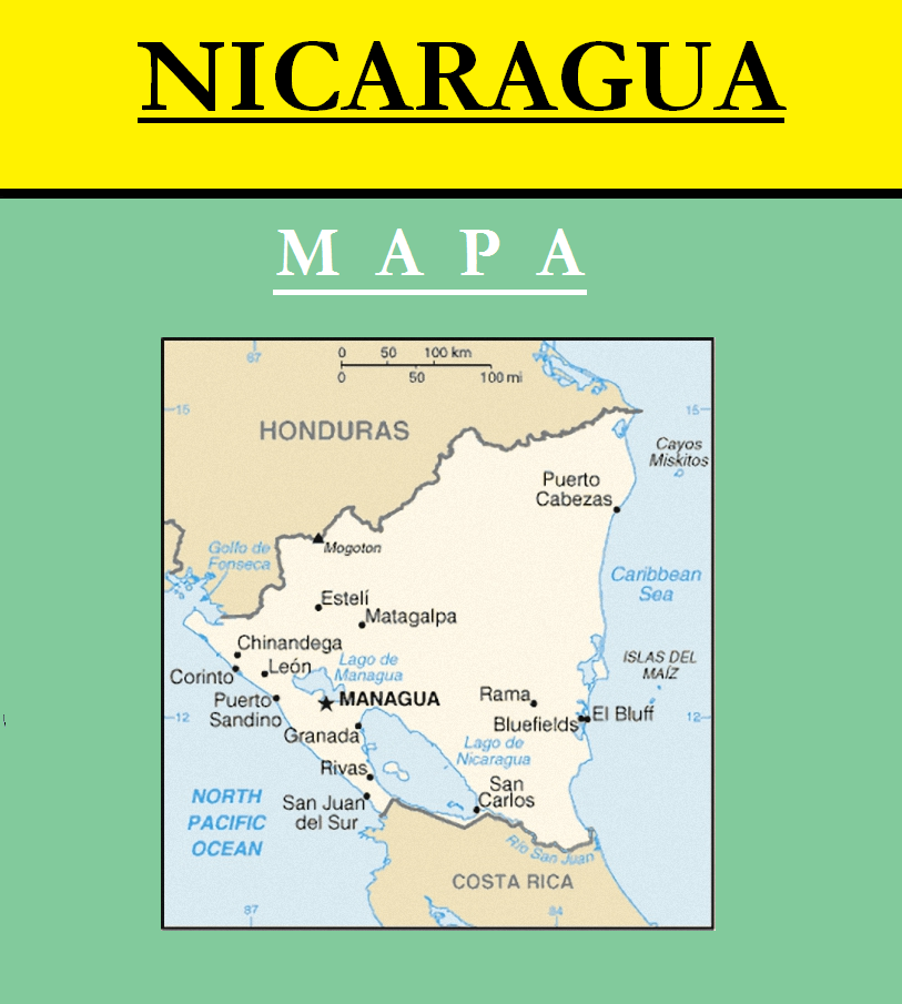 Escudo de MAPA DE NICARAGUA