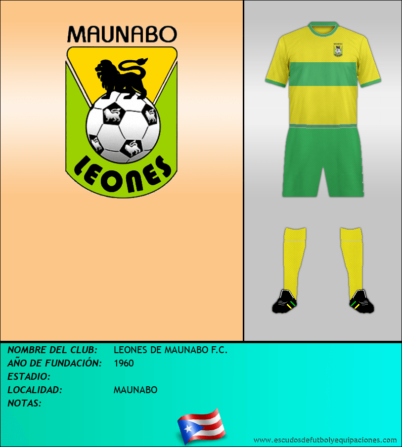 Escudo de LEONES DE MAUNABO F.C.