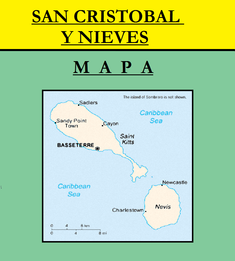 Escudo de MAPA DE SAN CRISTOBAL Y NIEVES