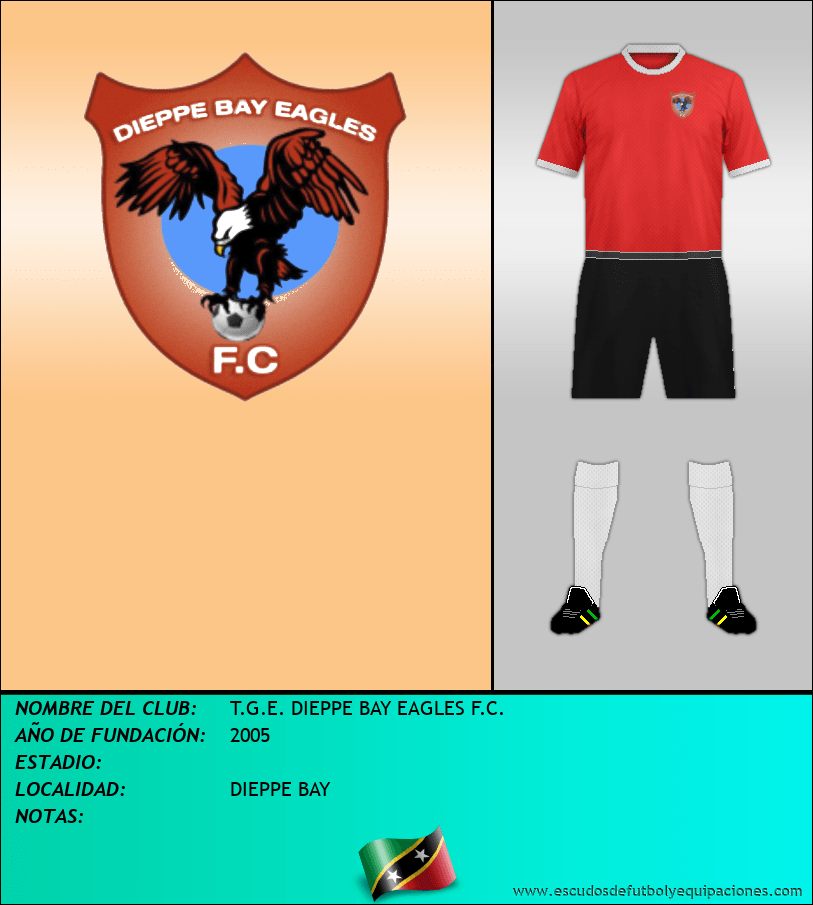 Escudo de T.G.E. DIEPPE BAY EAGLES F.C.