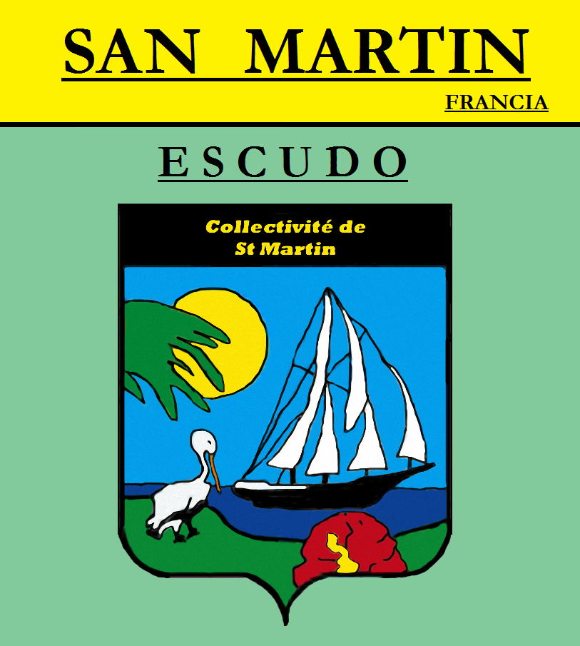Escudo de ESCUDO DE SAN MARTÍN (FRANCIA)