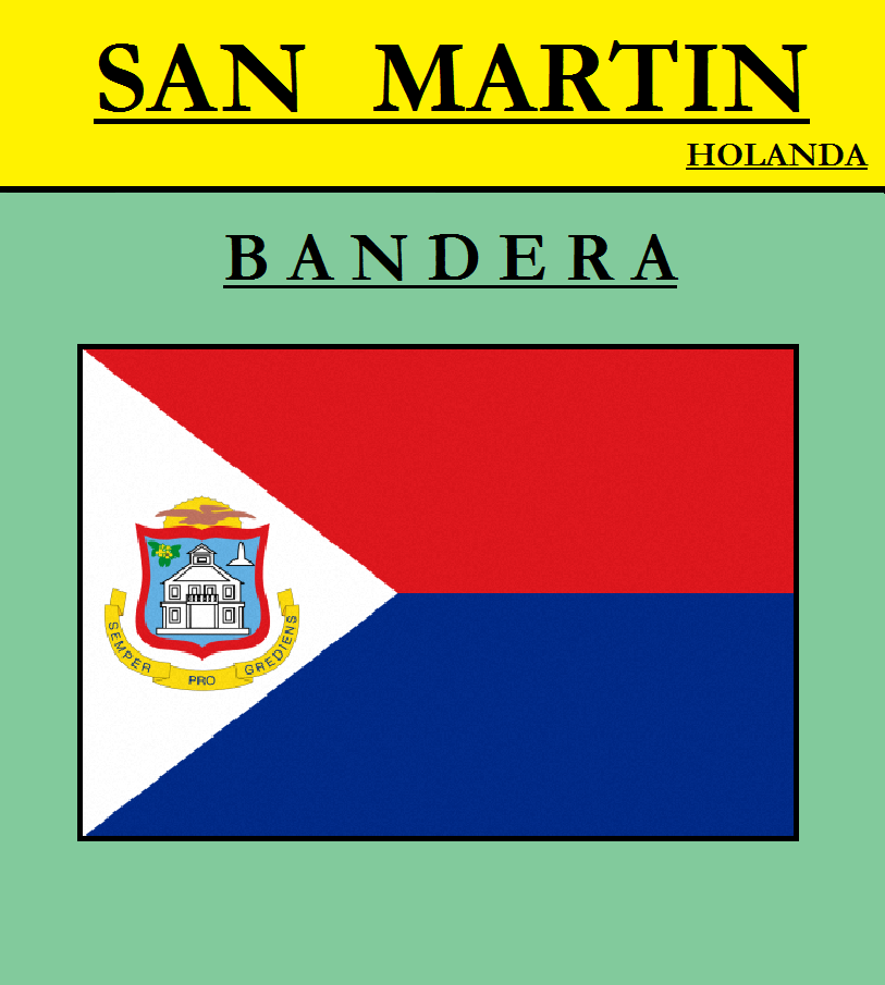 Escudo de BANDERA DE SAN MARTÍN (HOLANDA)