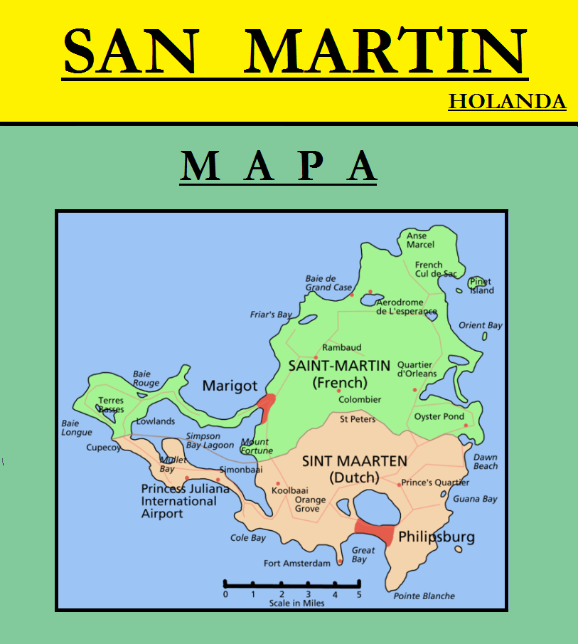 Escudo de MAPA DE SAN MARTÍN (HOLANDA)