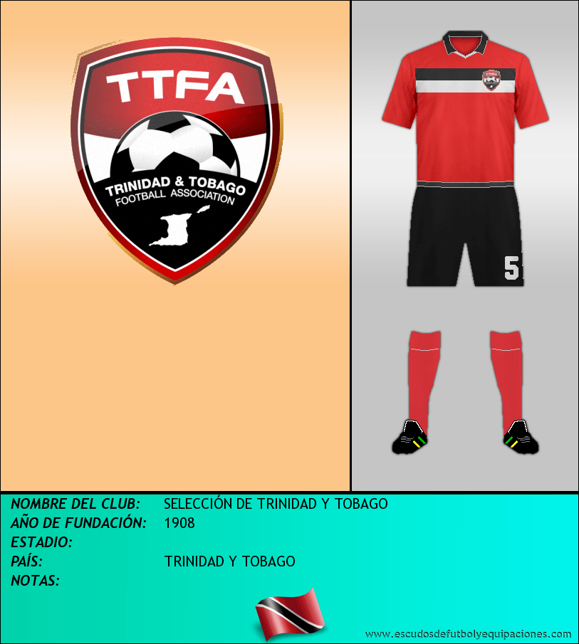 Escudo de SELECCIÓN DE TRINIDAD Y TOBAGO