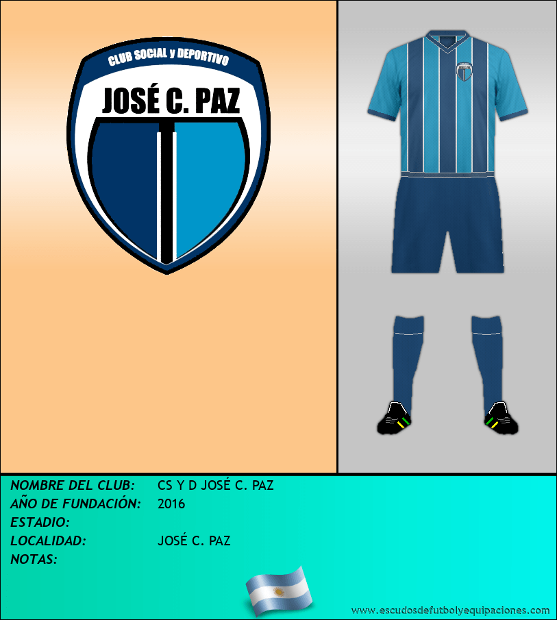 Escudo de CS Y D JOSÉ C. PAZ