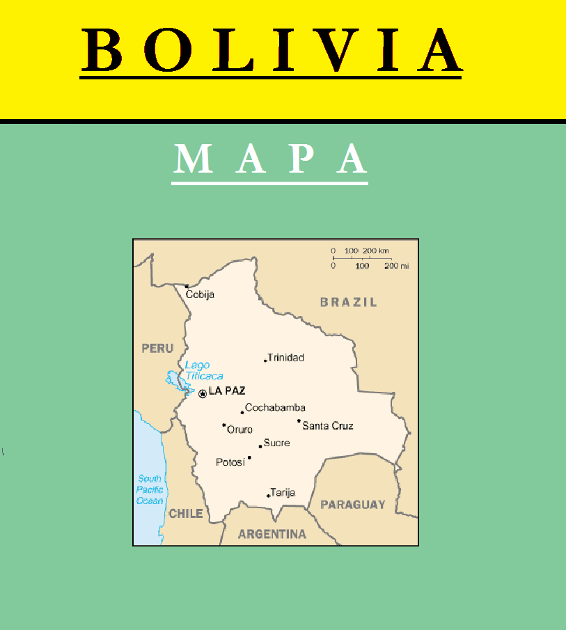 Escudo de MAPA DE BOLIVIA