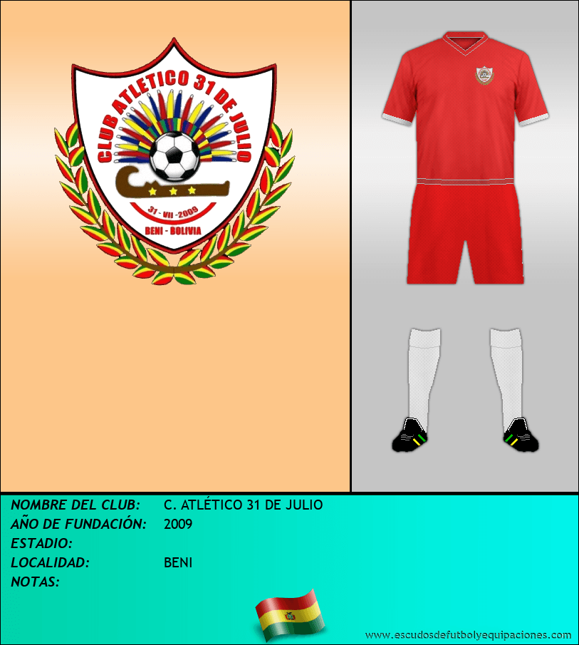 Escudo de C. ATLÉTICO 31 DE JULIO