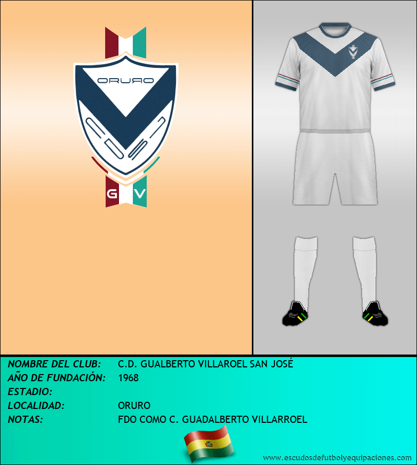 Escudo de C.D. GUALBERTO VILLAROEL SAN JOSÉ