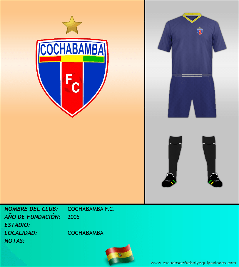 Escudo de COCHABAMBA F.C.