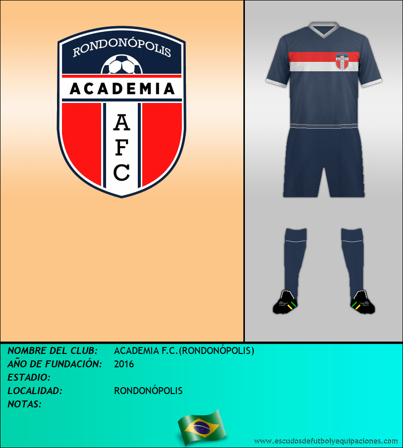 Escudo de ACADEMIA F.C.(RONDONÓPOLIS)
