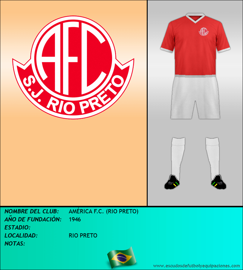 Escudo de AMÉRICA F.C. (RIO PRETO)