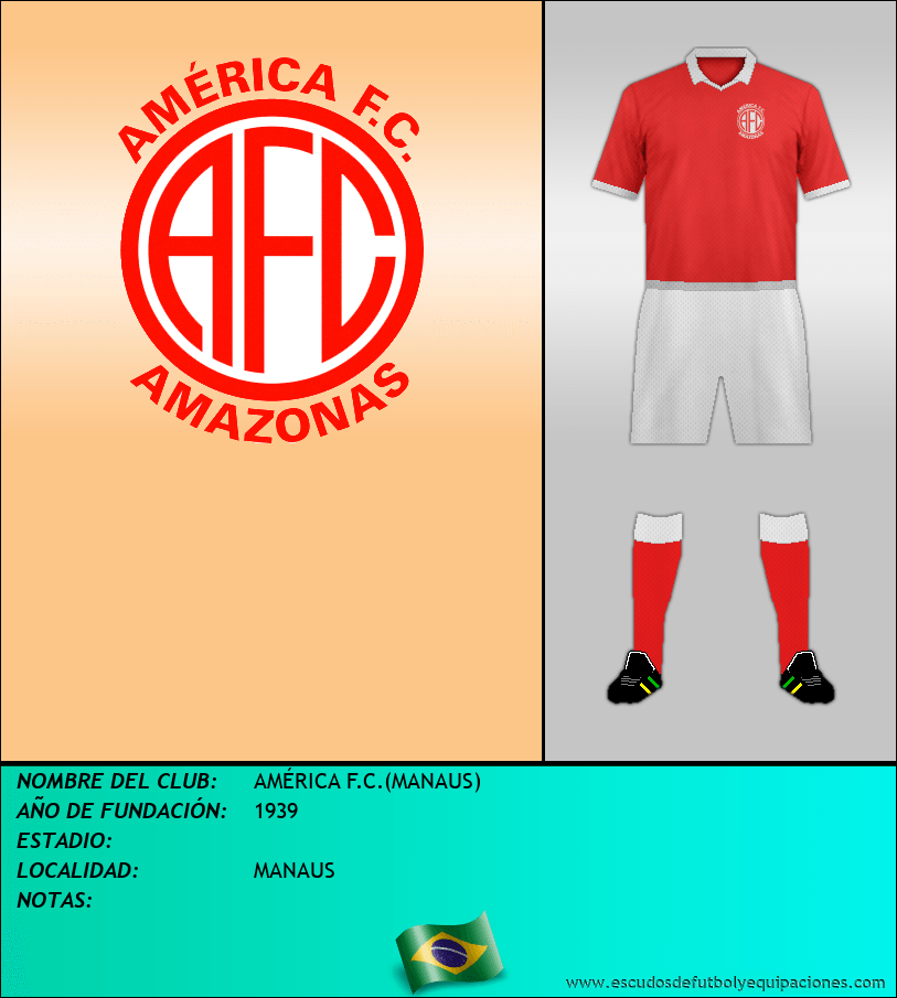 Escudo de AMÉRICA F.C.(MANAUS)